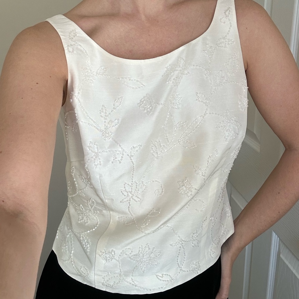 Vintage Beaded Top